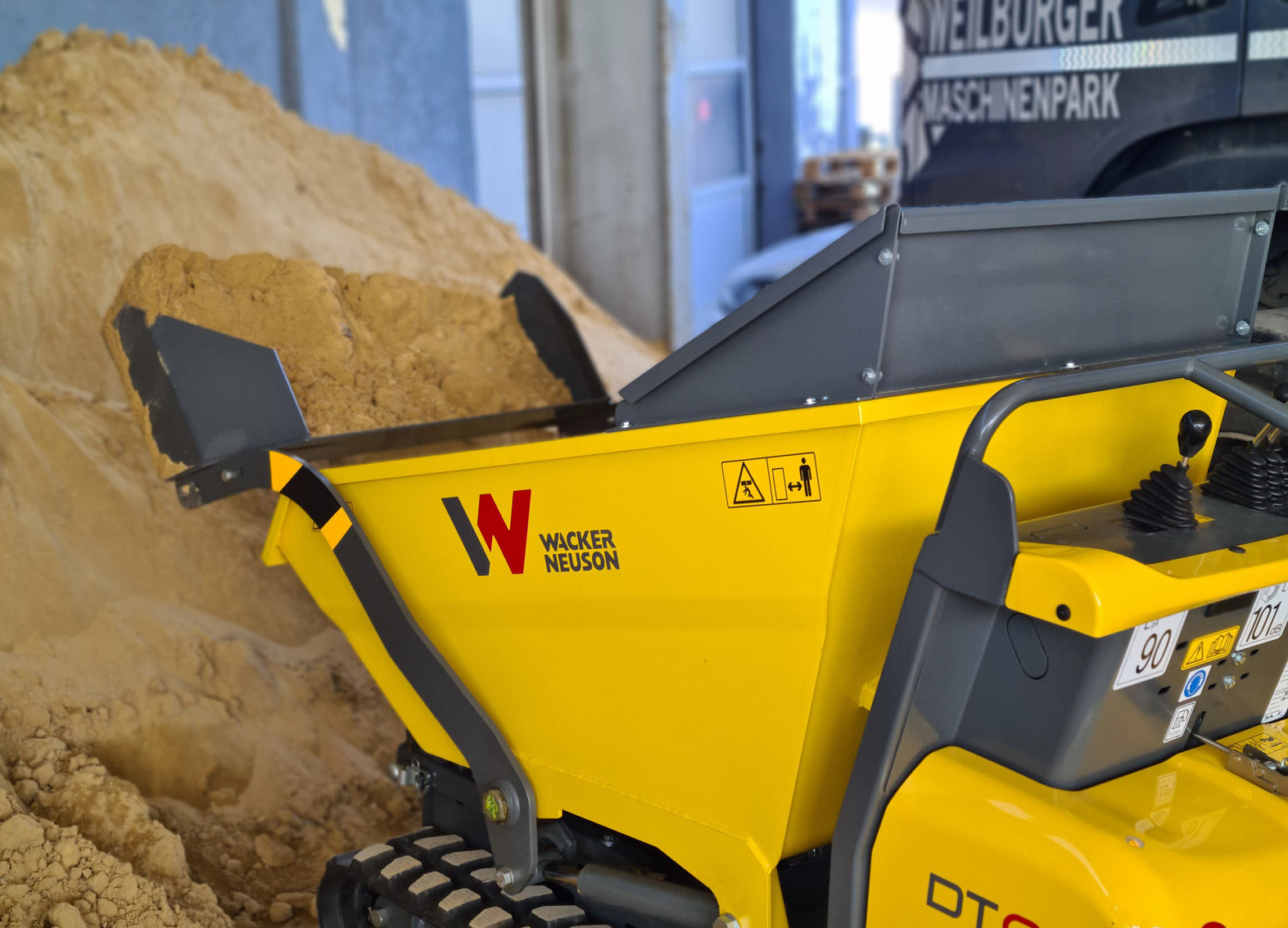 0,8 t Dumper mieten - Wacker Neuson DT08